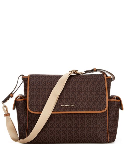 michael michael kors jet set item signature diaper bag|Michael Kors jet set pouch.